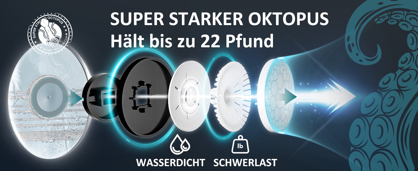 Корзина для душу TAILI з кріпленням на присоску, нержавіюча сталь, без свердління, чорний, 2 шт.