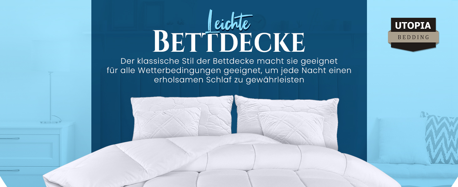 Плед Utopia Bedding 220x240 см: легкий плед з мікрофібри для 2 осіб (білий)