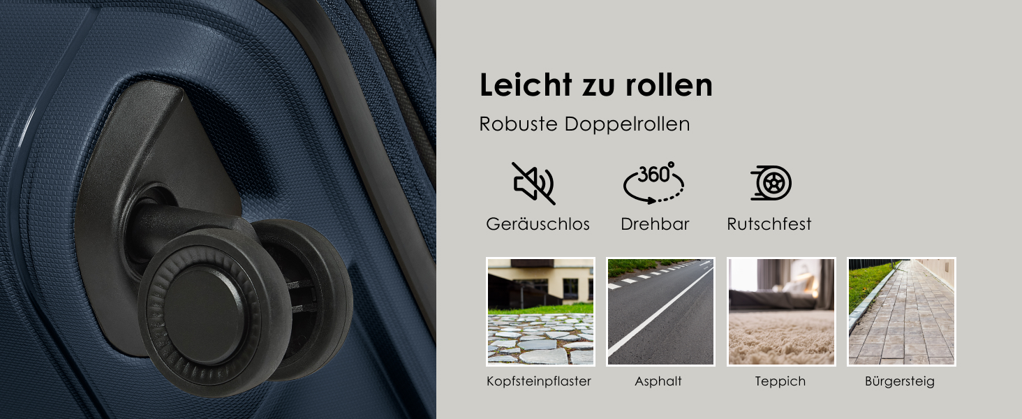 Набір валіз REDOLZ Hartschalen 3-х частинний | Розширювані, з TSA-замком, Olive Kofferset