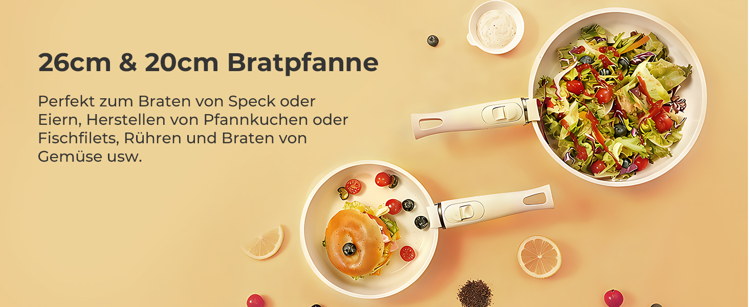 Набір посуду 17 предметів з антипригарним покриттям, індукційний, з керамічним покриттям, сумісний з духовкою, безпечний для миття в посудомийній машині, без PFOA/PFOS