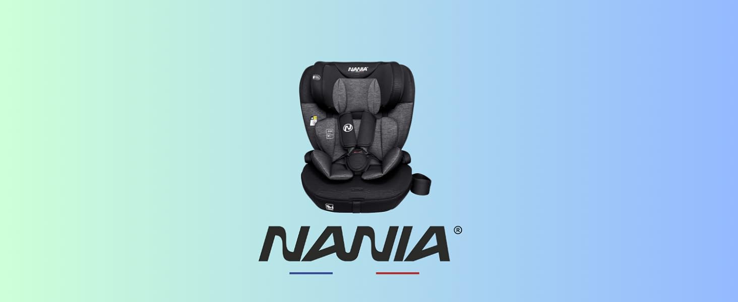 Автокрісло Nania Torino 76-150 см, група 1/2/3 (9-36 кг), 15 місяців - 12 років, 12 положень підголівника, підстаканник