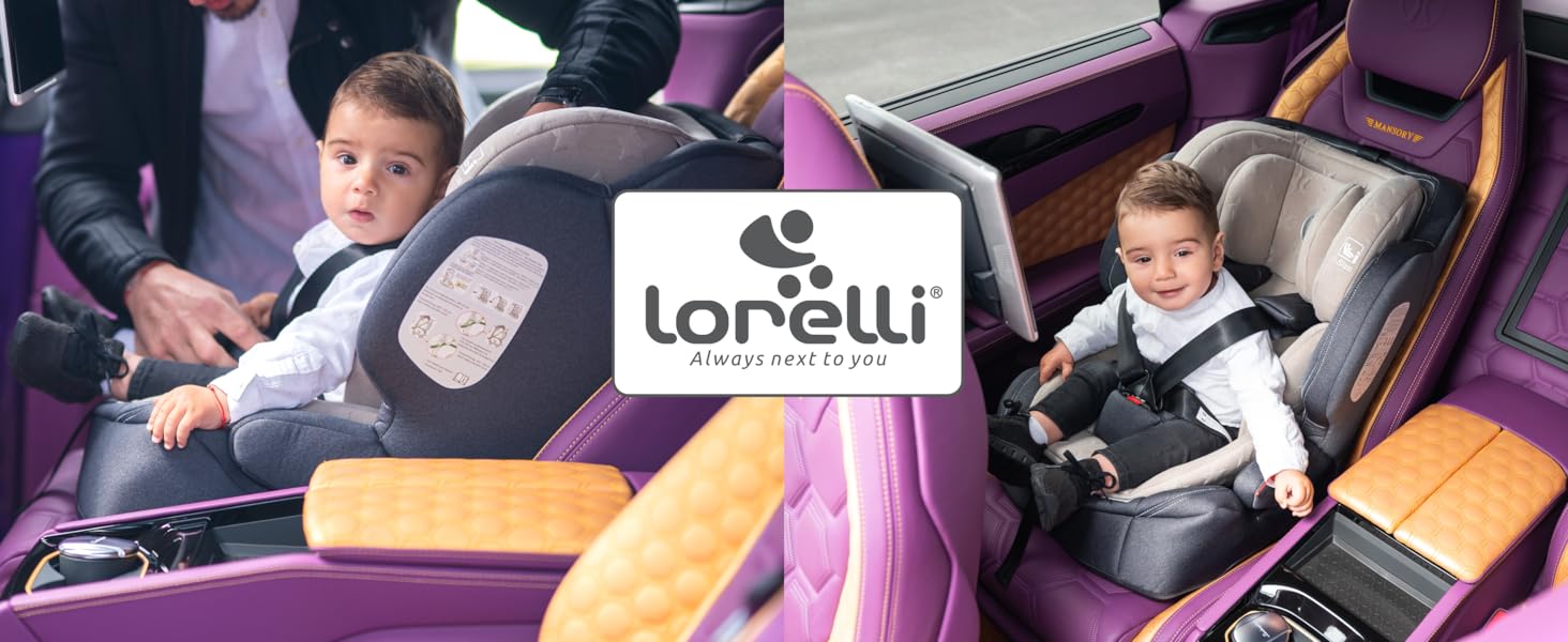 Дитяче автокрісло Lorelli Andromeda i-Size (76-105 см) Isofix, Top Tether, регульоване, Колір (сірий)