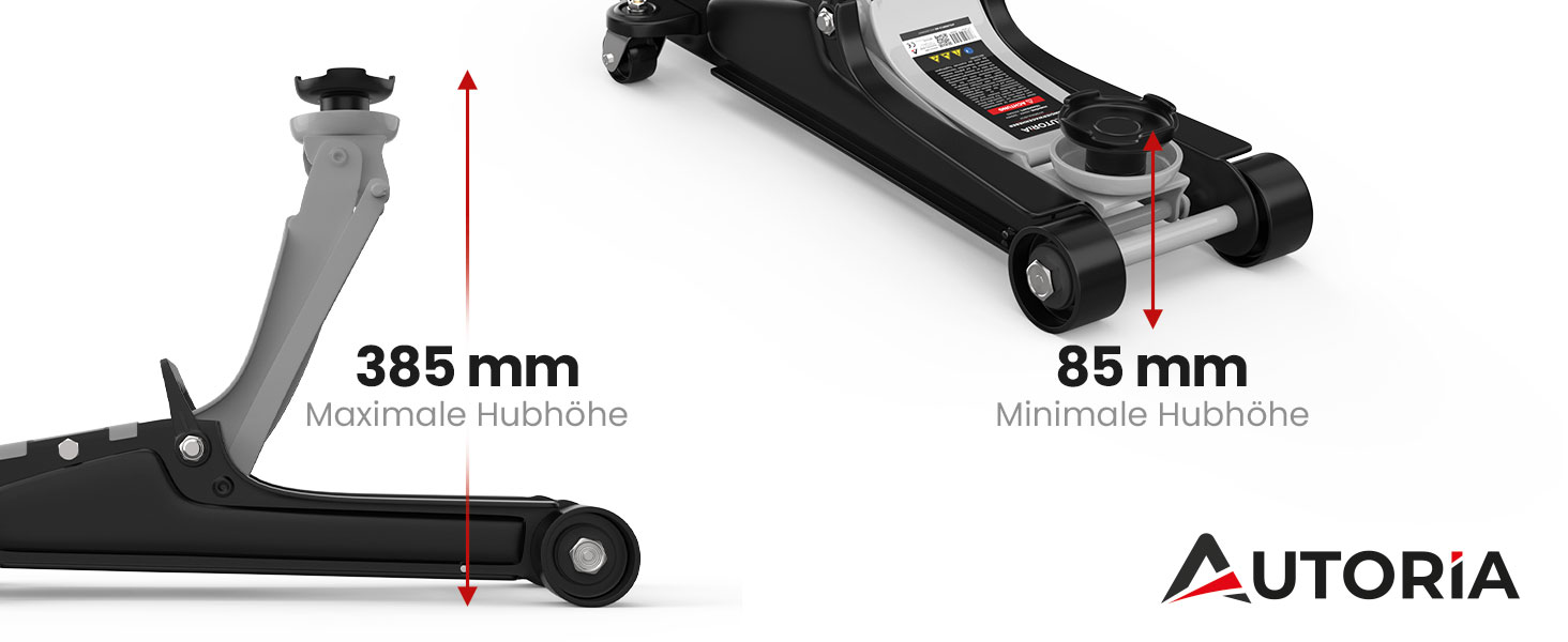 Гідравлічний домкрат Wagenheber 2.5T низькопрофільний для легкових авто та авто з низькою посадкою, до 2500 кг, з кейсом, 3 гумові накладки + адаптер (світло-сірий)