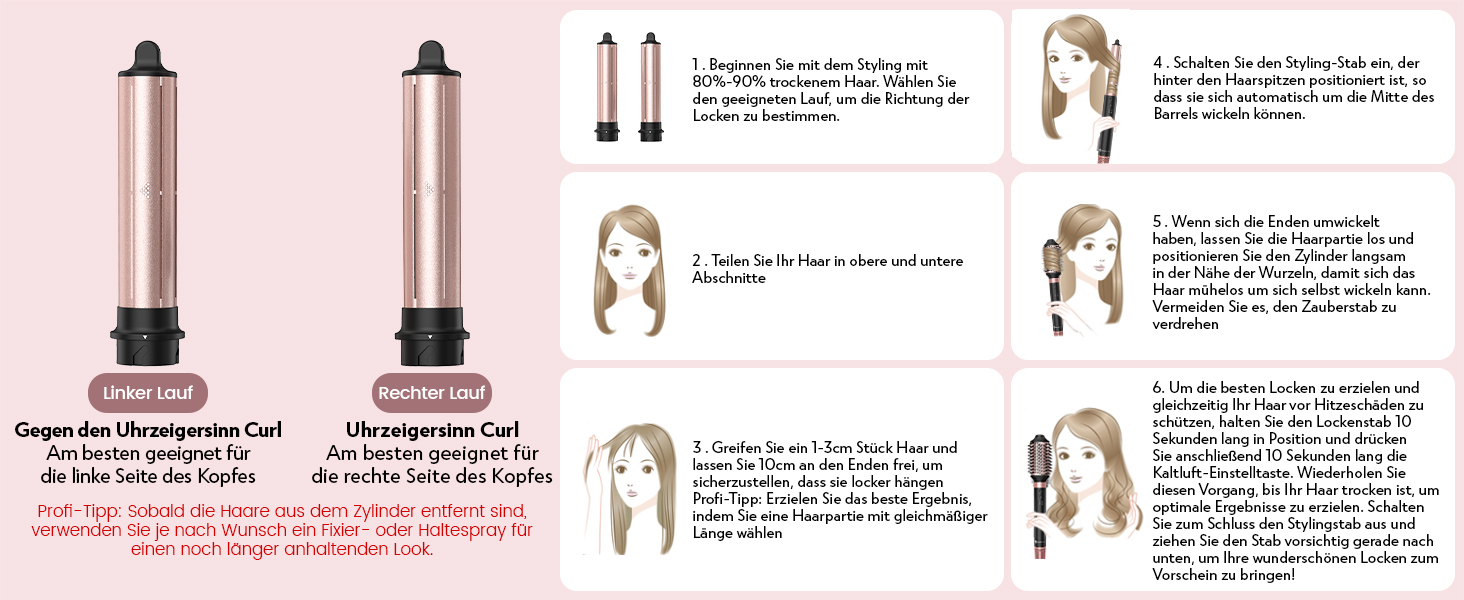 Slopehill Airstyler 5 в 1: Фен-щітка, випрямляч, плойка, для об'єму та укладання волосся (Чорний)