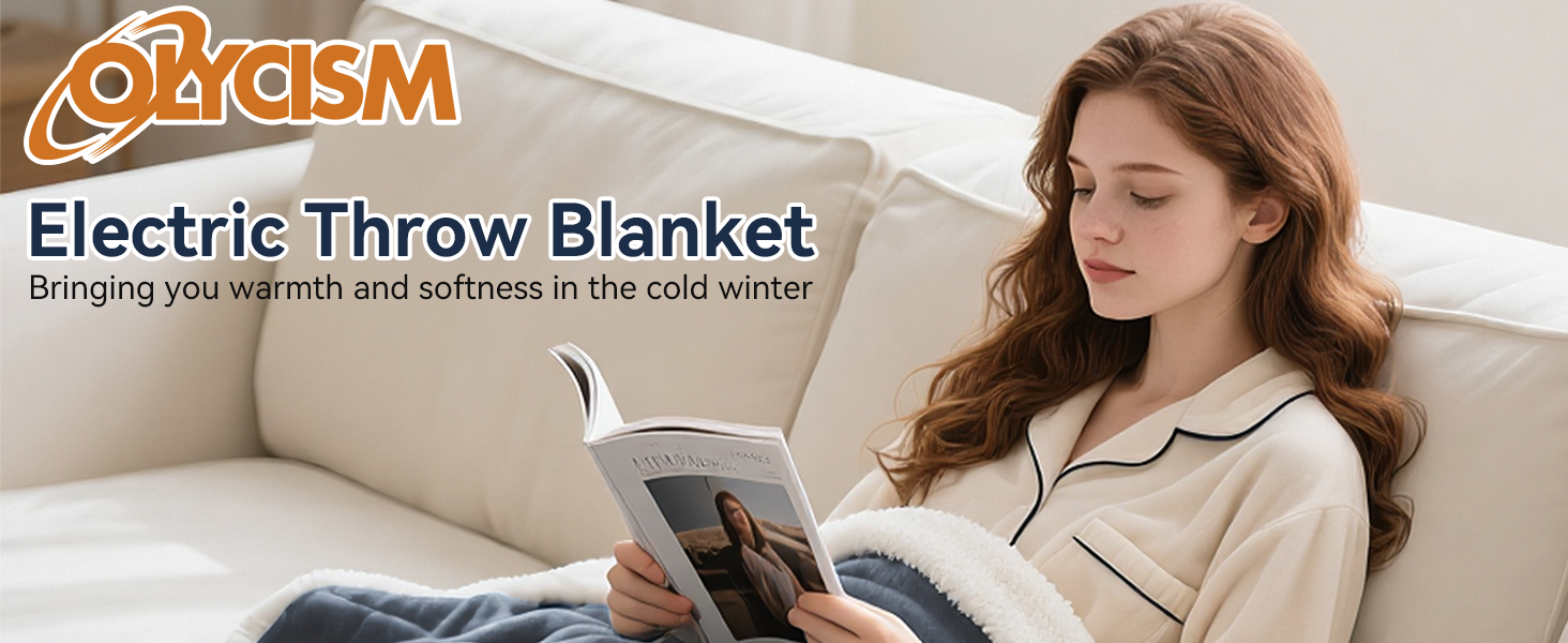 Електрична гріюча ковдра з автовимкненням 160x130 см, 9 температурних режимів, таймер, LED-дисплей, пральна, для софи, ліжка, офісу, подарунок, сірий колір