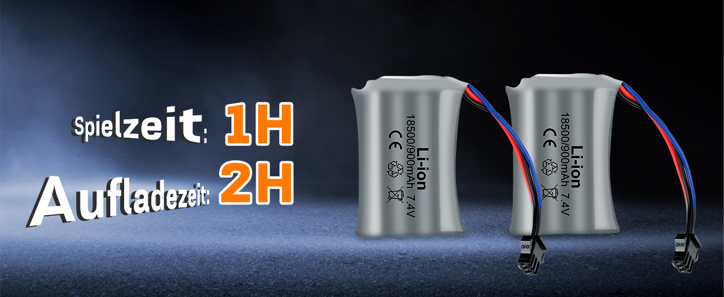 Радіокерований позашляховик Monstertruck 2.4GHz 4WD (до 15+ км/год) з двома акумуляторами, водонепроникний, для дітей від 6 років