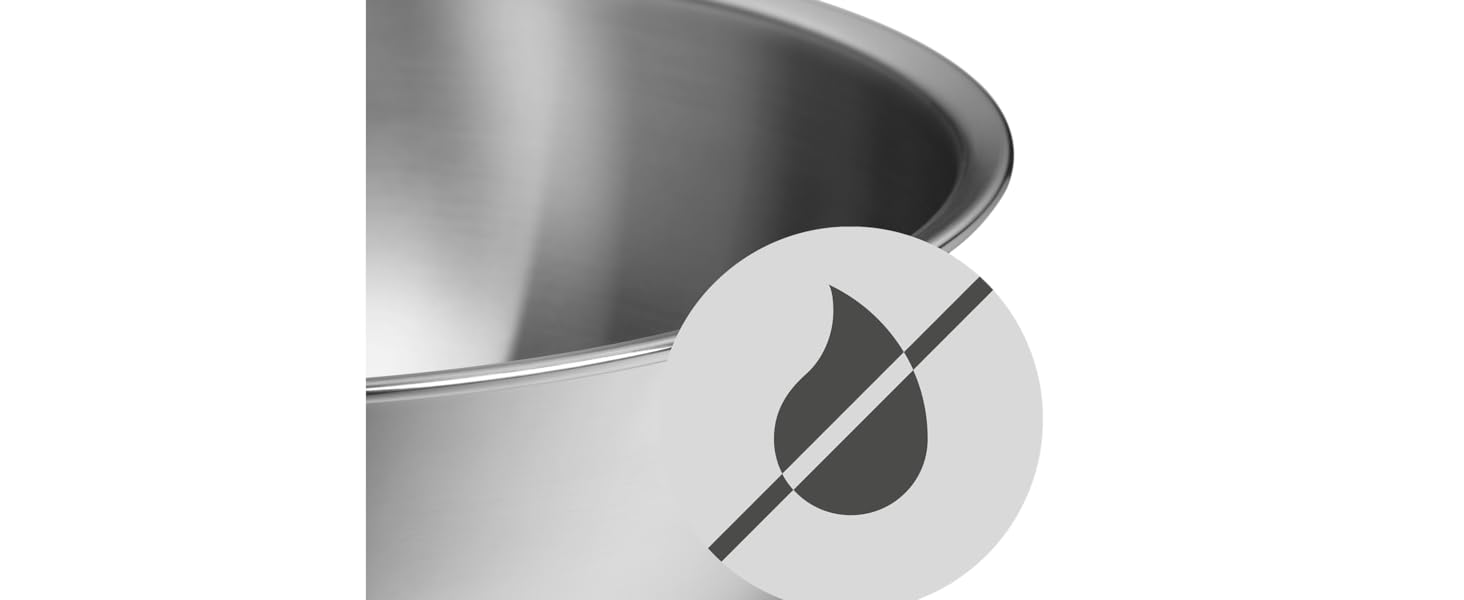 Набір кухонних мисок WMF Function Bowls, 2 шт., діаметр 22 та 24 см, Cromargan нержавіюча сталь, багатофункціональні (для замішування, салатів, подачі), складаються