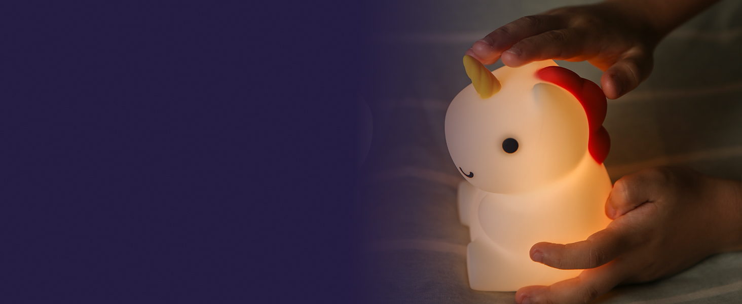 Дитячий LED нічник MegaLight (Maggy Magic) — RGB підсвітка, регулювання яскравості, сенсорне керування та звукові ефекти, USB, сертифікована іграшка для дітей та немовлят