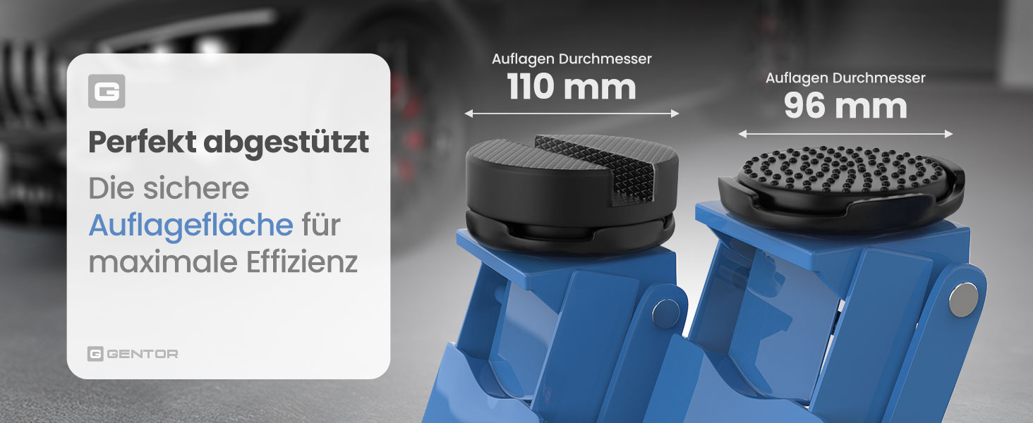 Гідравлічний домкрат 3T низькопрофільний 75-505мм з гумовими накладками для легкових авто та SUV – професійний, на колесах 360° (блакитний)
