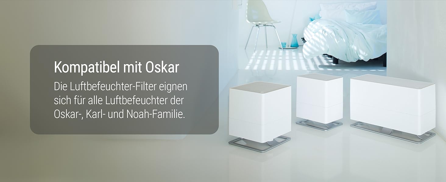Фільтр для зволожувача повітря Stadler Form, антибактеріальний, комплект 8 шт. (Oskar, Karl)
