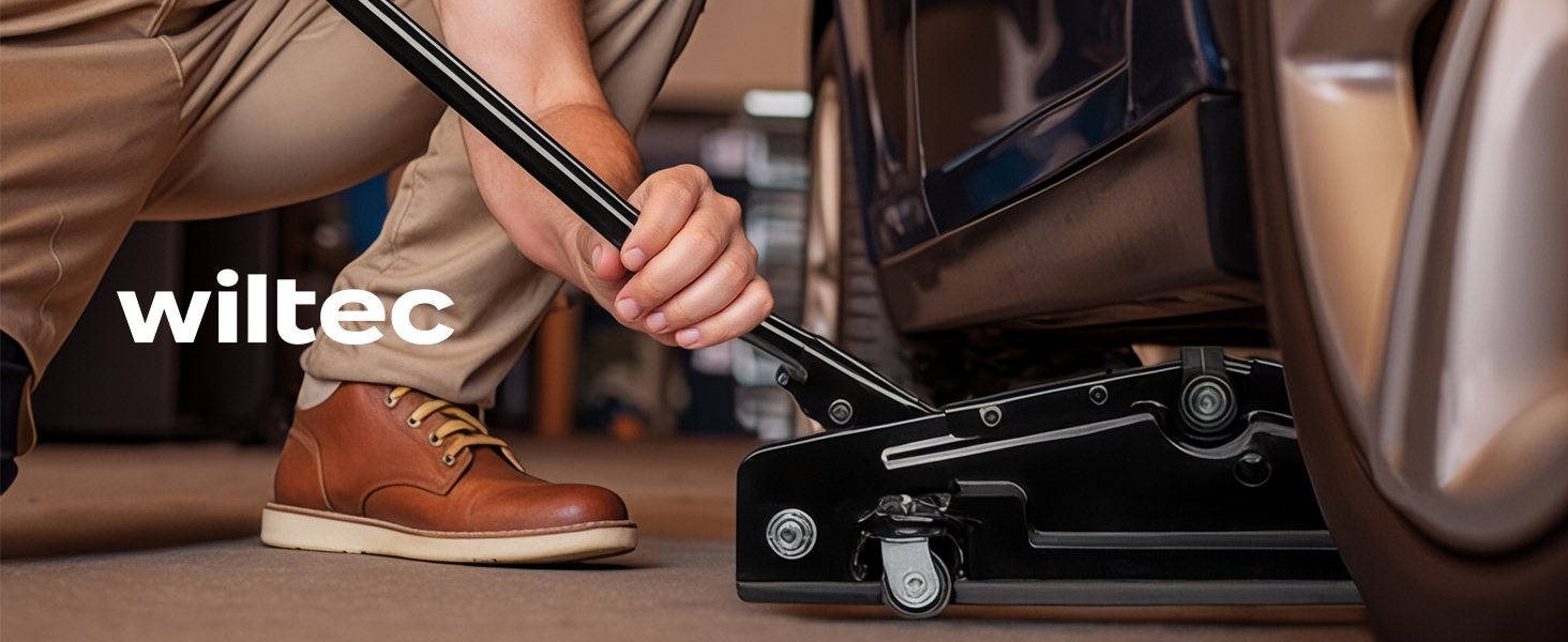 Гідравлічний домкрат Wiltec Rangierwagenheber 3т, 135-400 мм для авто, позашляховиків, кемперів