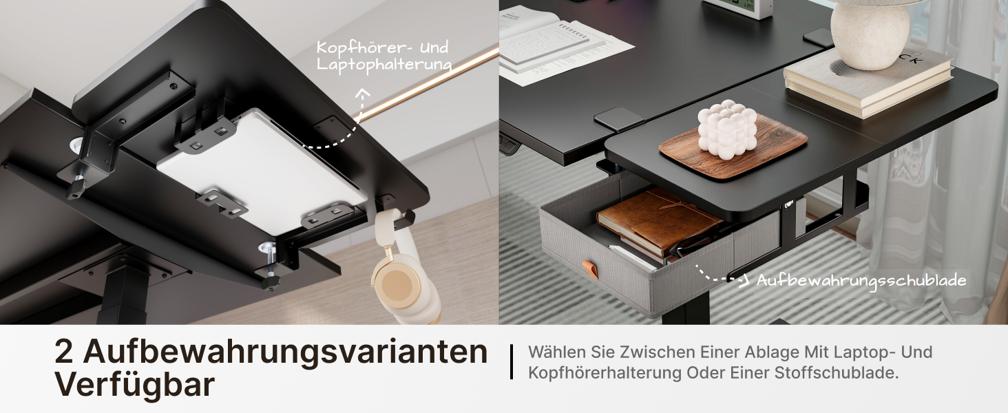 Підставка для ноутбука на стіл ергономічна, 700x300 мм, з підставкою для клавіатури та регульованою підлокітником, чорна | Розширювач столу для дому та офісу