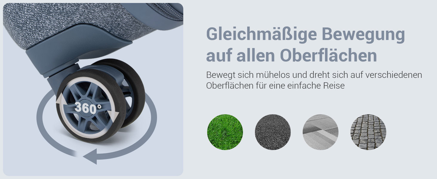 Чемодан KONO середнього розміру з жорсткою обшивкою, ABS+PC, 60L, білий/коричневий, з TSA замком