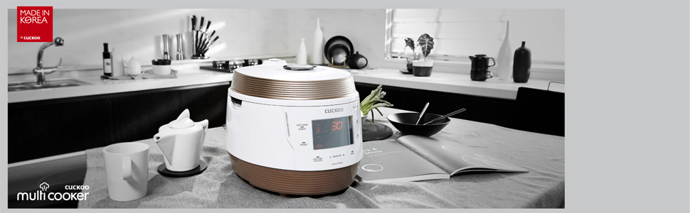 Мультиварка CUCKOO CMC-QSB501S iCook Q5 Premium з функцією парового тиску, 4.75 л, 8-в-1, з голосовим керуванням, 3D нагріванням, підтримкою температури, нержавіюча сталь з антипригарним покриттям