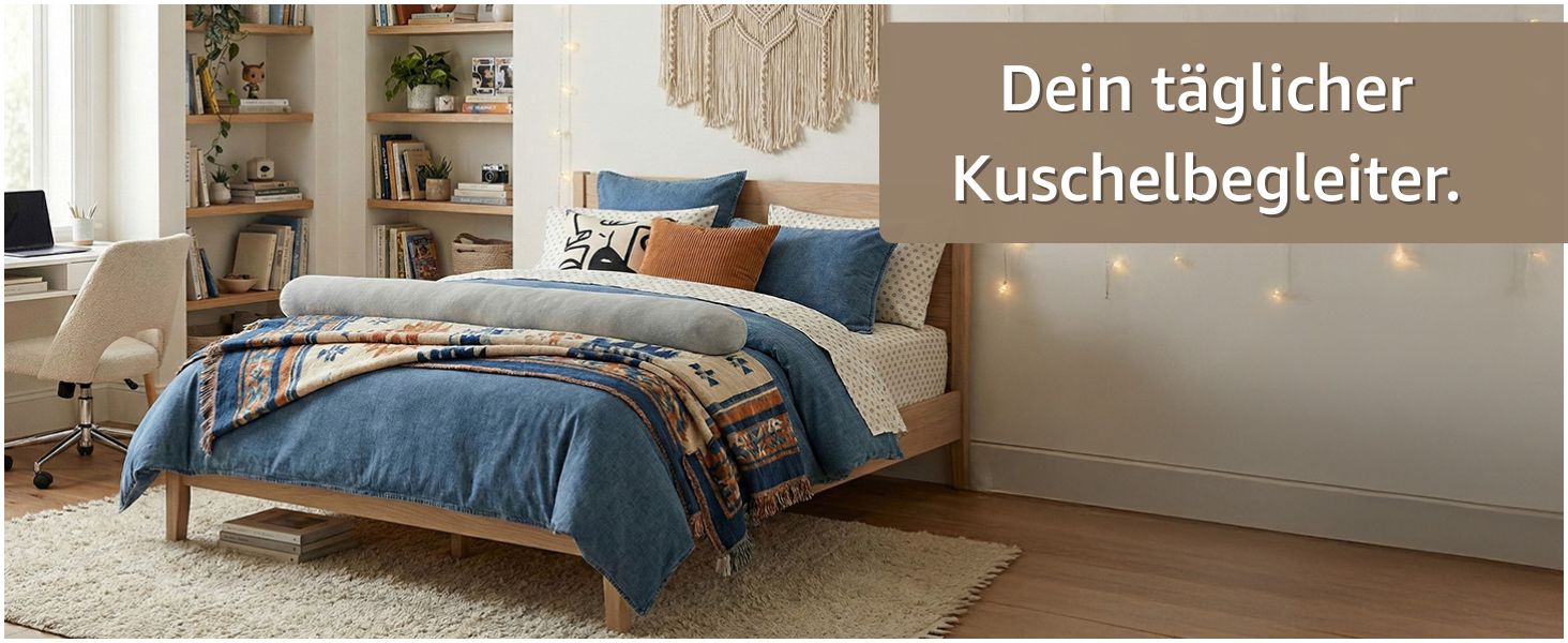 Подушка для сну-валик Totsy Baby (300 см), бавовняна подушка для підтримки тіла та шиї, Oeko-Tex, принт Олень