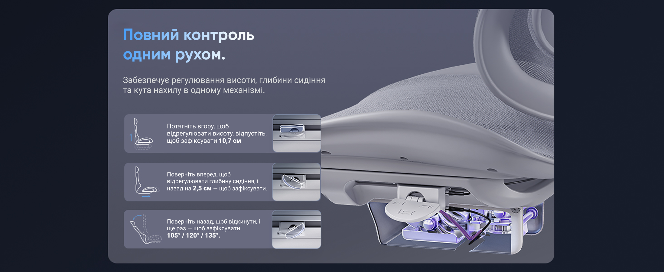 Ергономічне офісне крісло SIHOO Doro C300 Pro white з підлокітниками 6D та підтримкою попереку