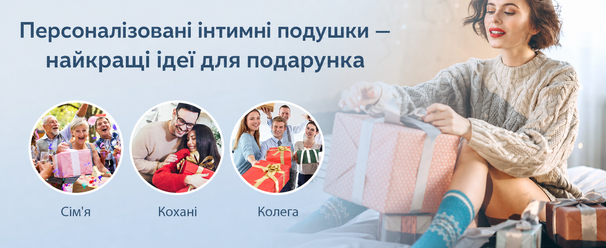 Ортопедична подушка HOMCA з пам'яттю форми для шиї та хребта, ергономічна для спини, боку та живота, 60x35x8/12 см, синя