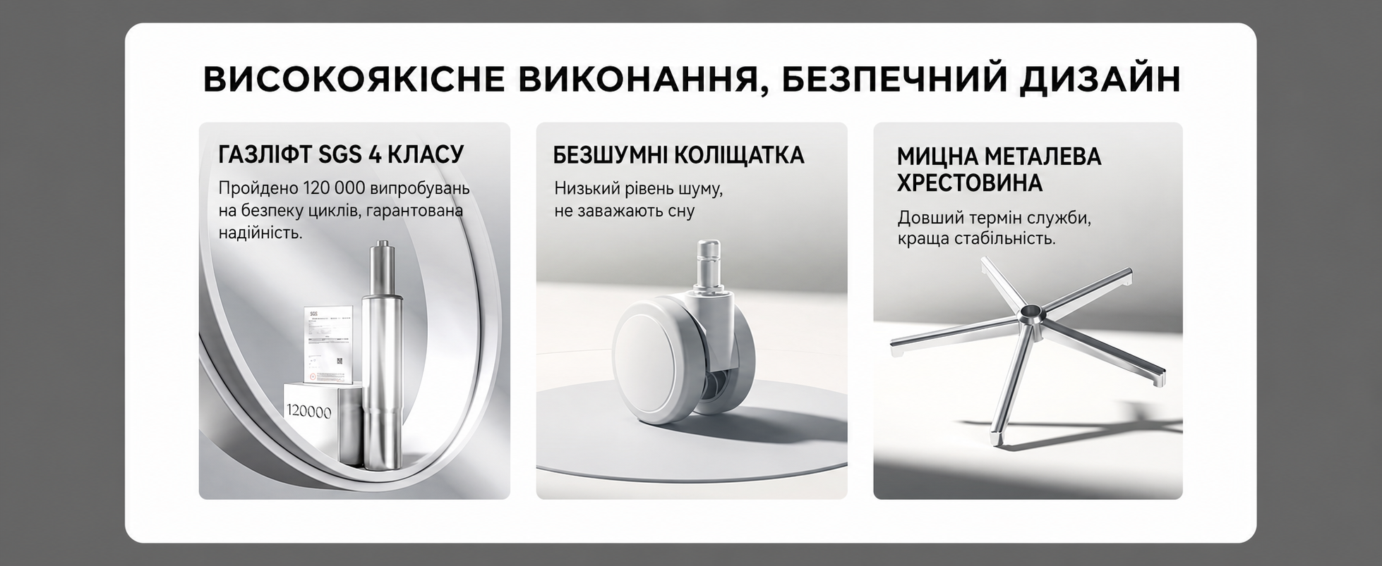 Офісне крісло Hbada E3 Pro ергономічне, з динамічною 3-зонною поперековою підтримкою, 4D регульованим підголівником, 6D регульованими підлокітниками та висувною підставкою для ніг, сіре