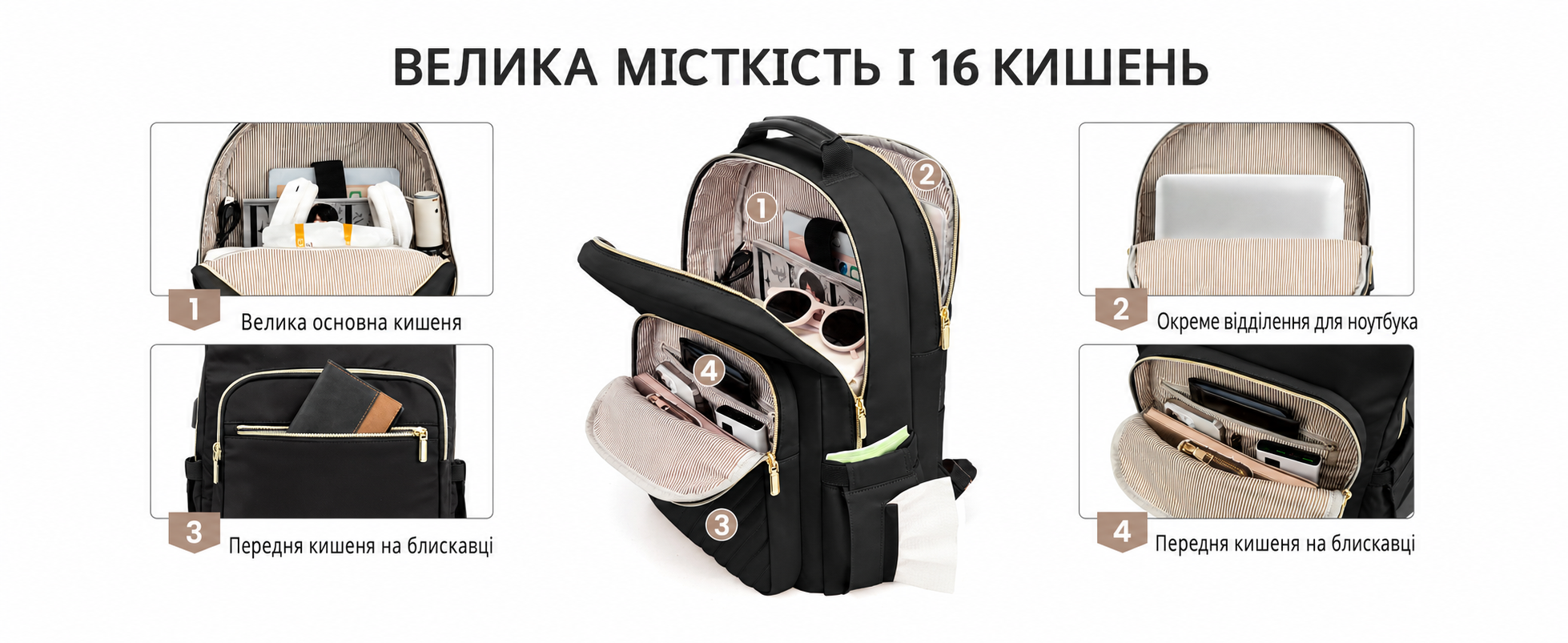 LOVEVOOK Рюкзак для жінок, великий, 15.6 дюймів, для ноутбука, водонепроникний, шкільний, для дівчаток-підлітків, чорний, елегантний, для роботи, для школи, університету, подорожей, 15.6 дюймів, A-чорний
