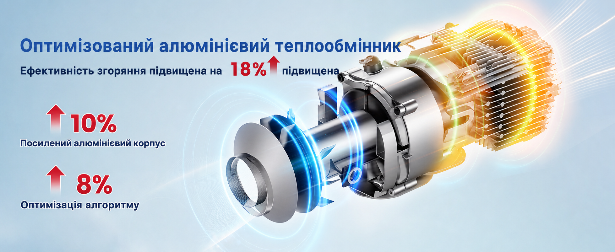 Дизельний опалювач 8kW , 12/24V/240V, 0.12-0.45 л/год, 10-рівнів регулювання температури, автоматичний старт/стоп для авто та вантажівок