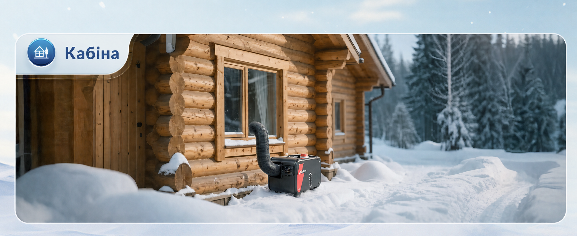Дизельний опалювач 8kW , 12/24V/240V, 0.12-0.45 л/год, 10-рівнів регулювання температури, автоматичний старт/стоп для авто та вантажівок