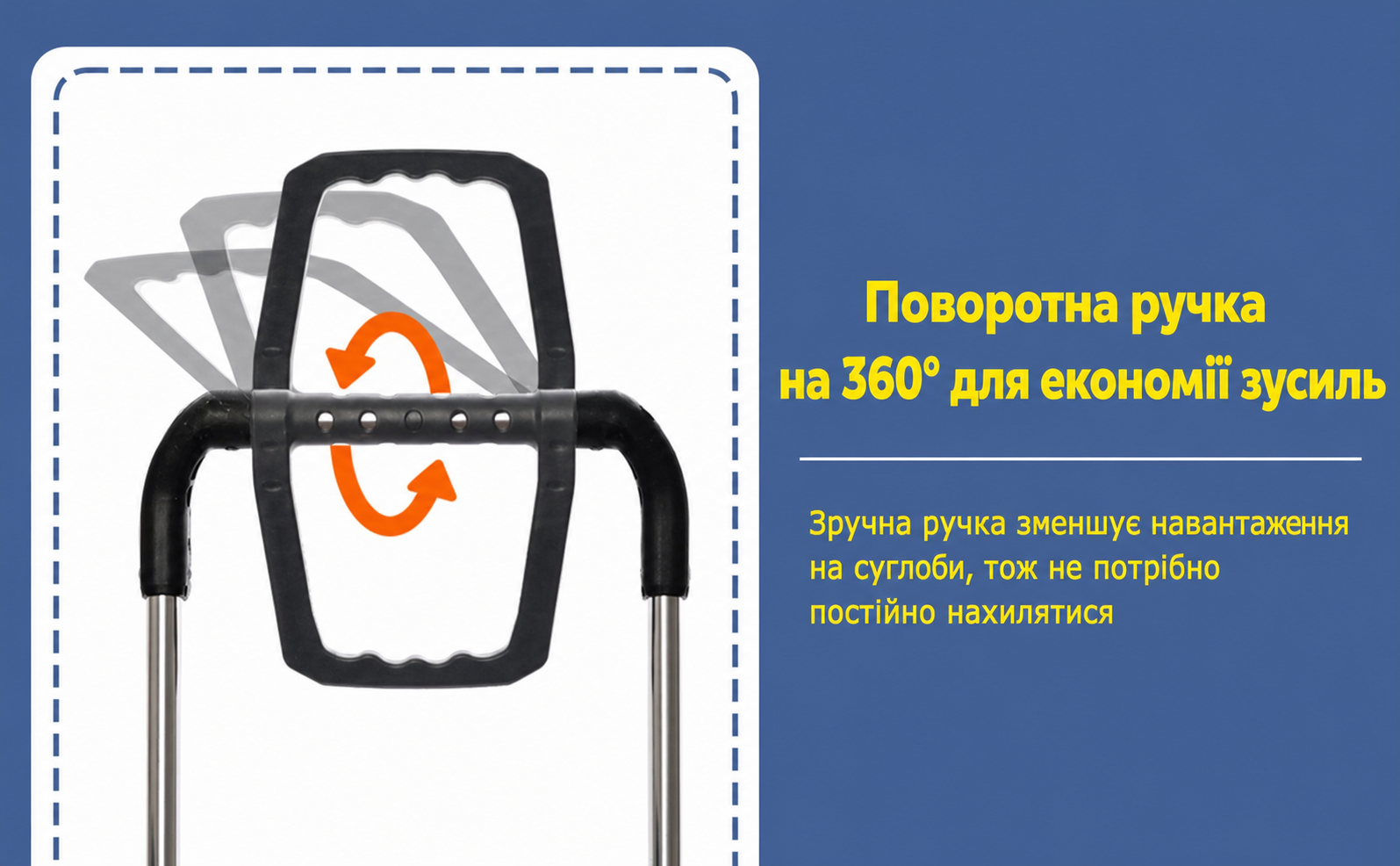 Складний візок для покупок із 8 колесами для сходів, знімна водонепроникна сумка, алюмінієва рама, 30x45x95 см, синій