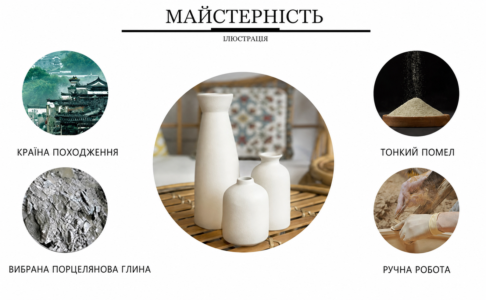 CEMABT набір з 3-х білих керамічних ваз, сучасний стиль кантрі, декоративні вази для сухоцвітів, пампасної трави, для декору дому, полиці, столу, книжкової полиці