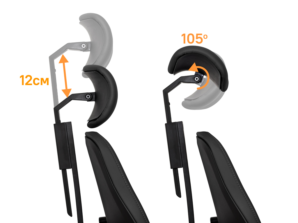 Крісло Mealux Tempo Duo Black (арт.Y-551 KB Duo)