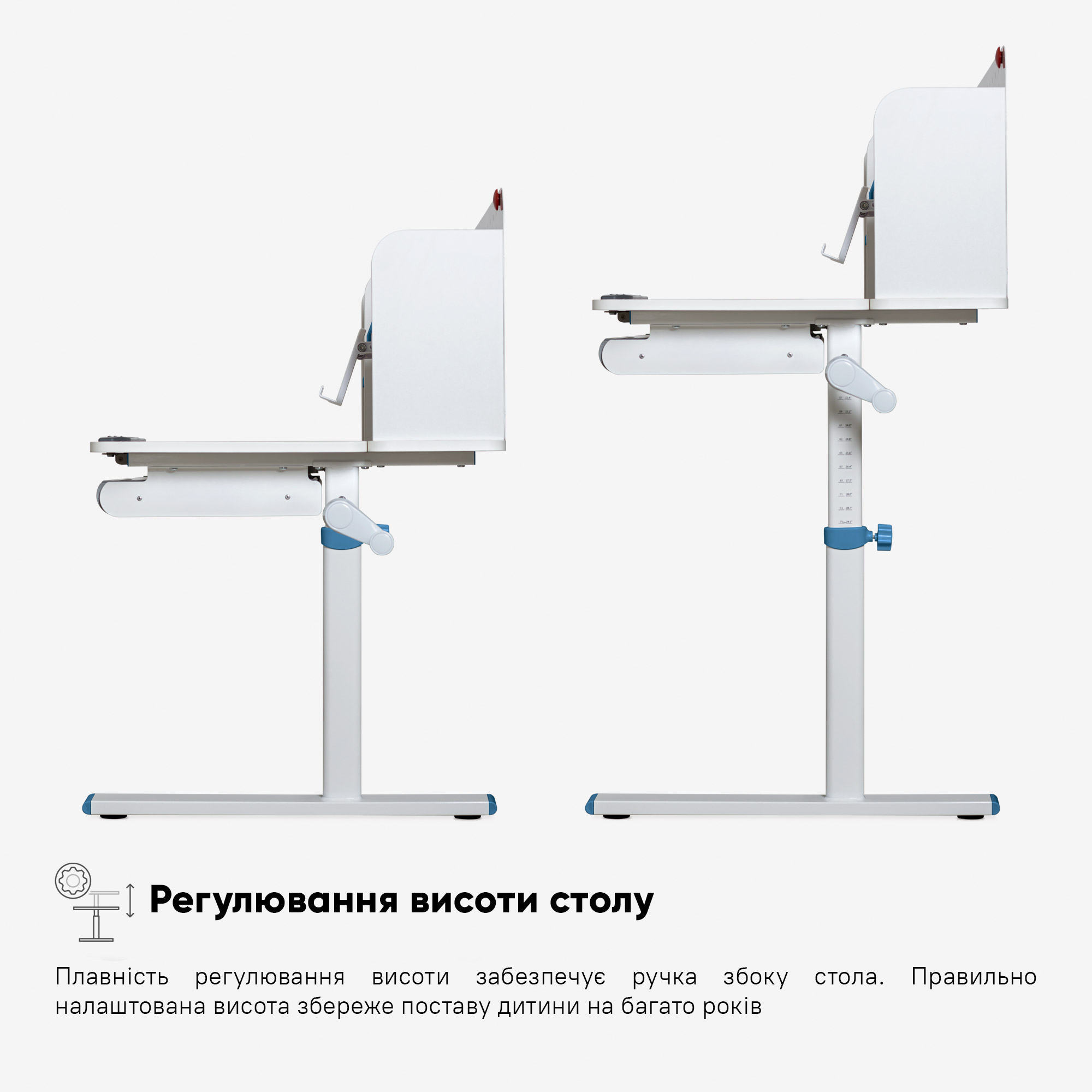 Дитячий стіл Evo-кids TH-230 Blue (арт. TH-230 W/BL)