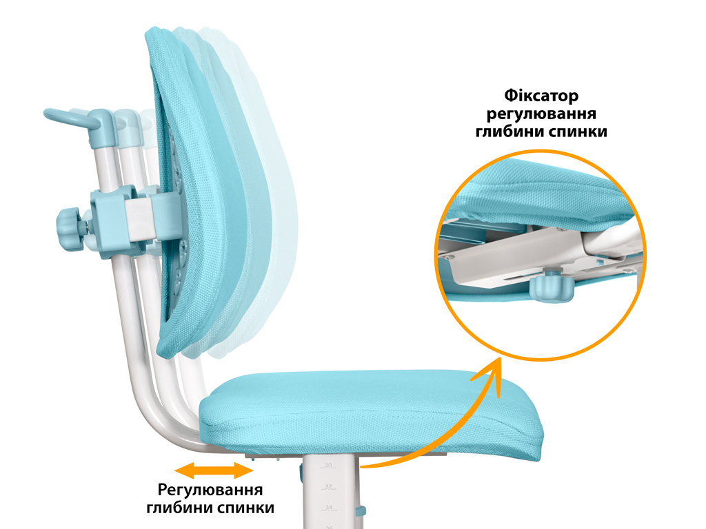 Комплект Evo-kids (стіл+стілець) Evo-06 Ergo Blue (арт. Evo-06 Ergo BL)