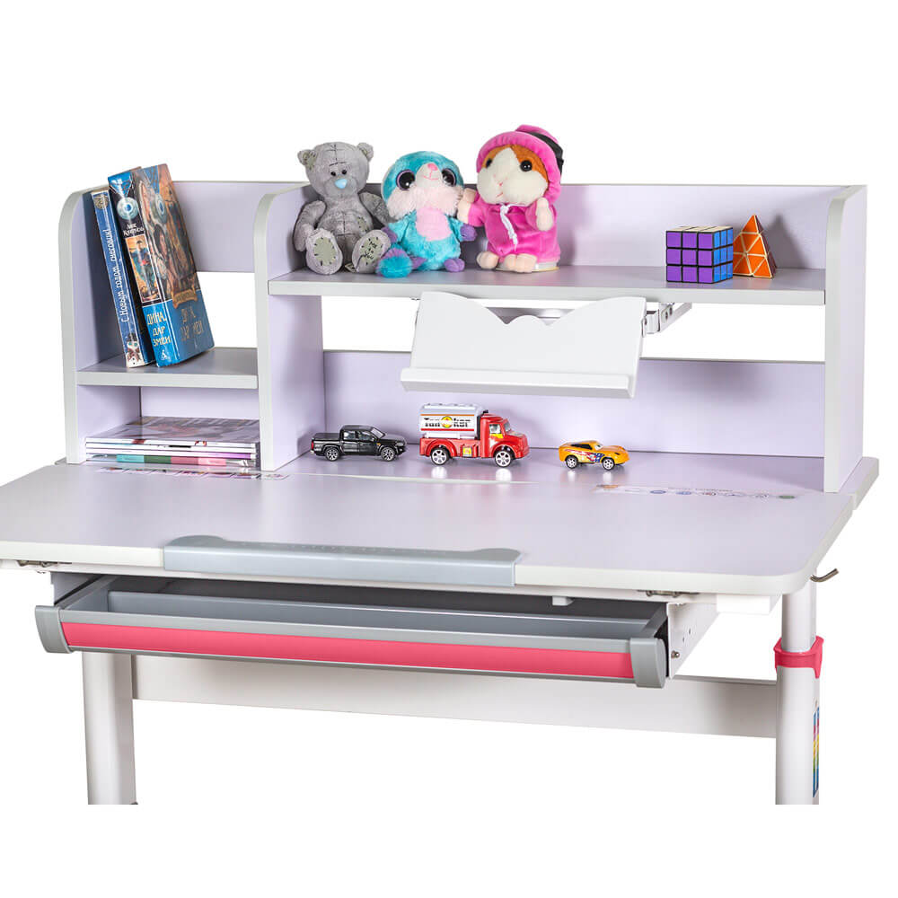 Комплект меблів Evo-kids (стіл+стілець+полиця) BD-22 PN