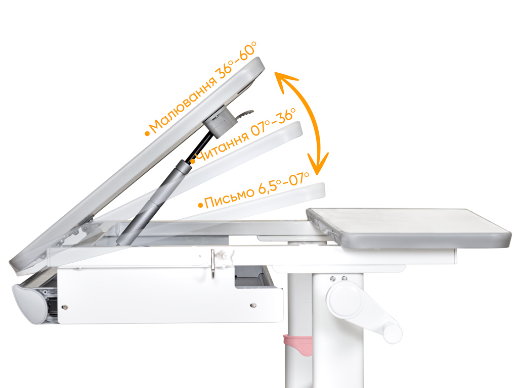 Дитячий стіл Mealux Edmonton Multicolor PN Lite (арт.BD-610 W/MC + PN Lite)