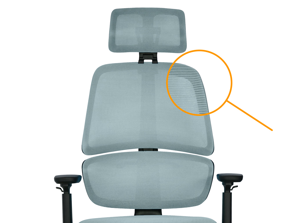 Крісло Mealux Leo Air Plus Grey / Blue (арт.Y-546 KBGL)