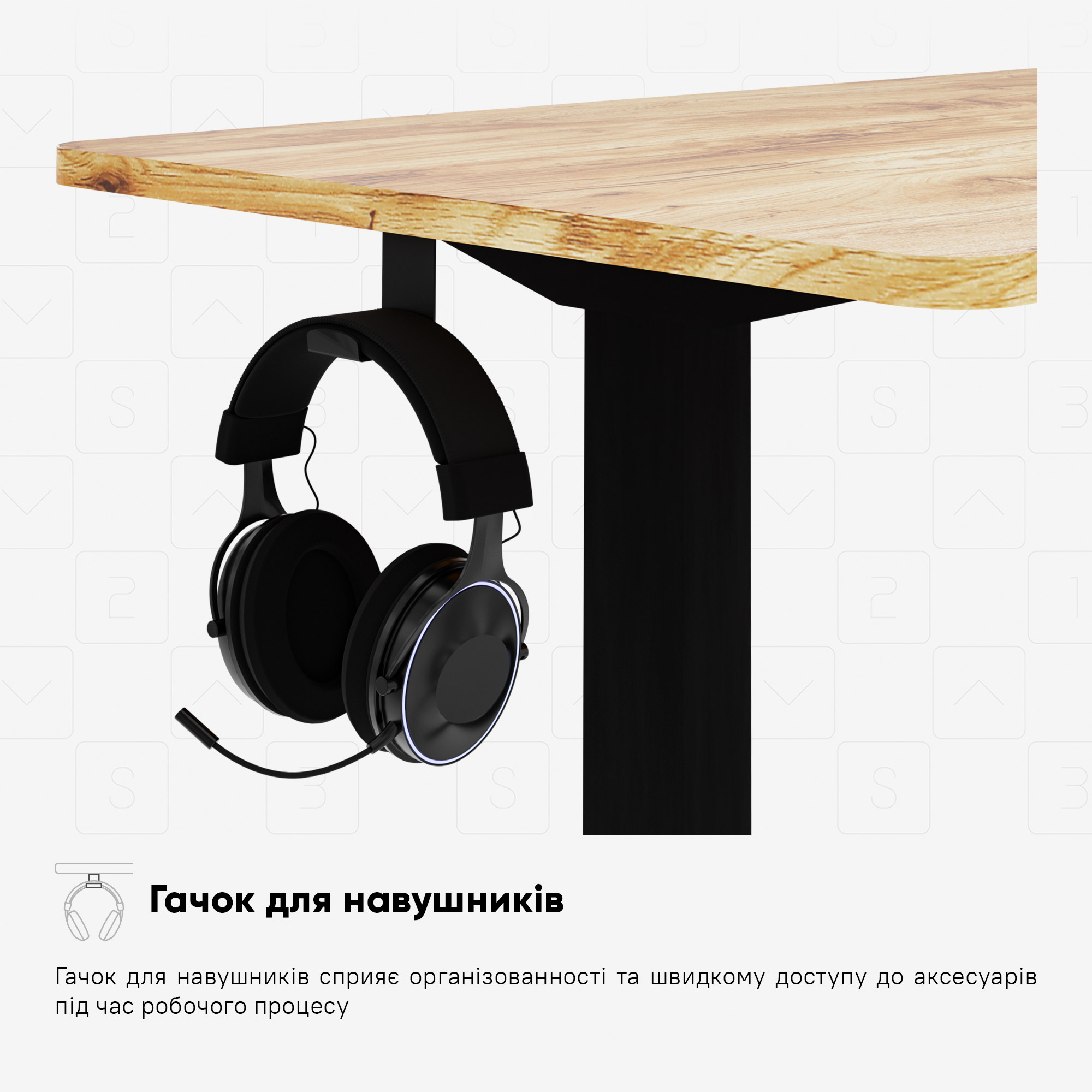 Стіл Mealux PowerDesk Lite Mahogany з електрорегулюванням висоти (арт. EVO-201 Lite Mahogany/B)