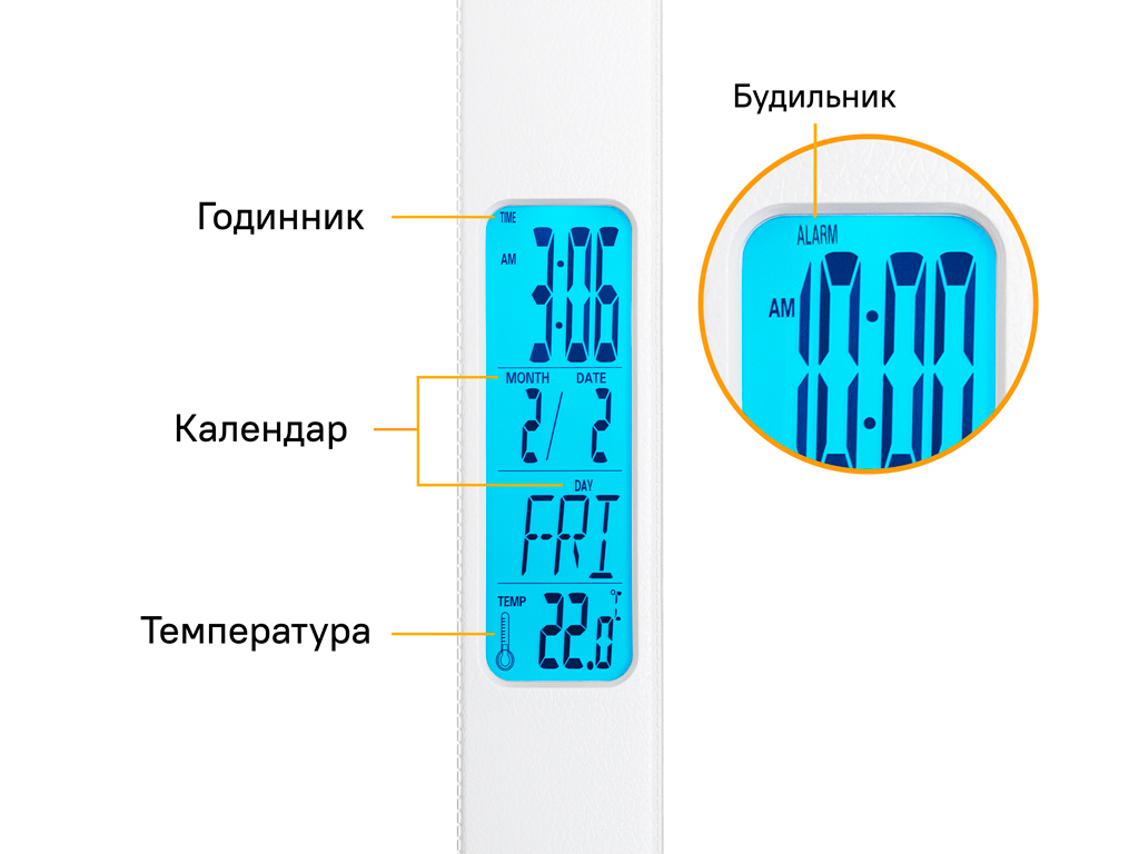 Лампа світлодіодна Mealux DL-430 White (арт. DL-430 White)