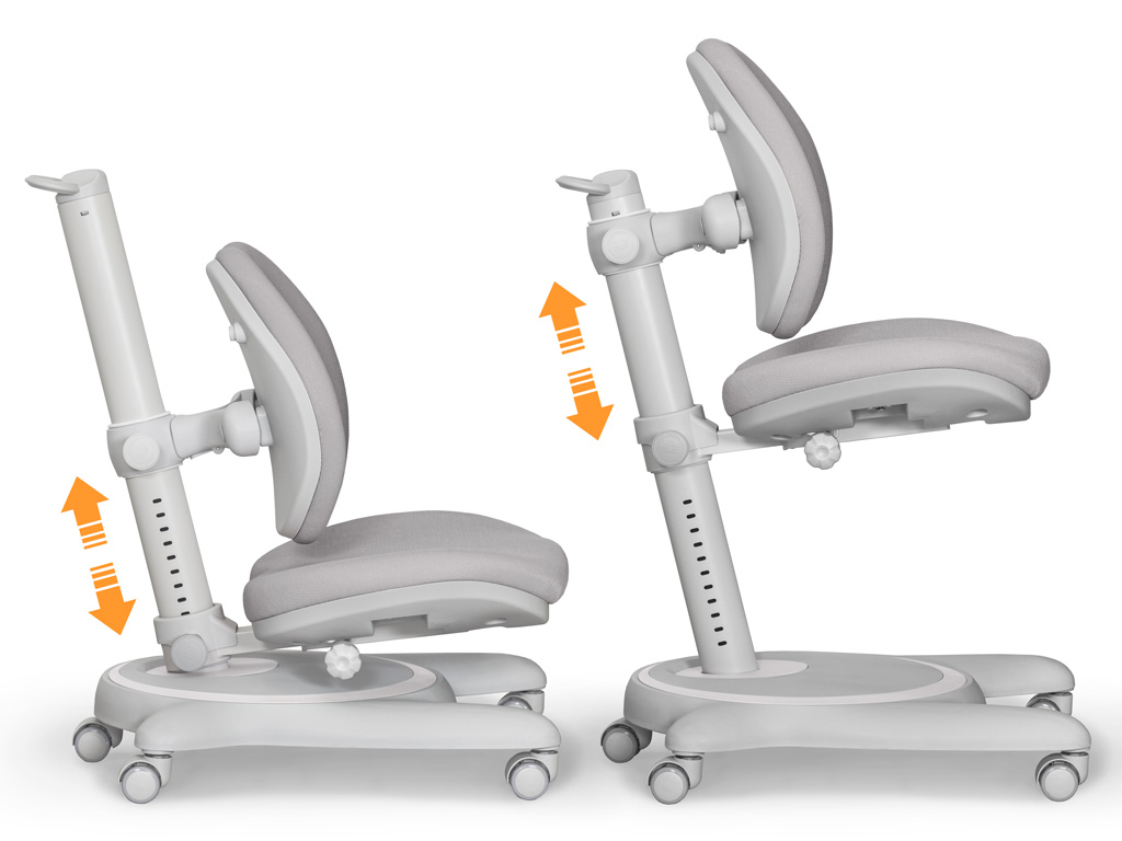 Дитяче крісло Mealux Ortoback Duo Plus Grey (арт.Y-510 G Plus)