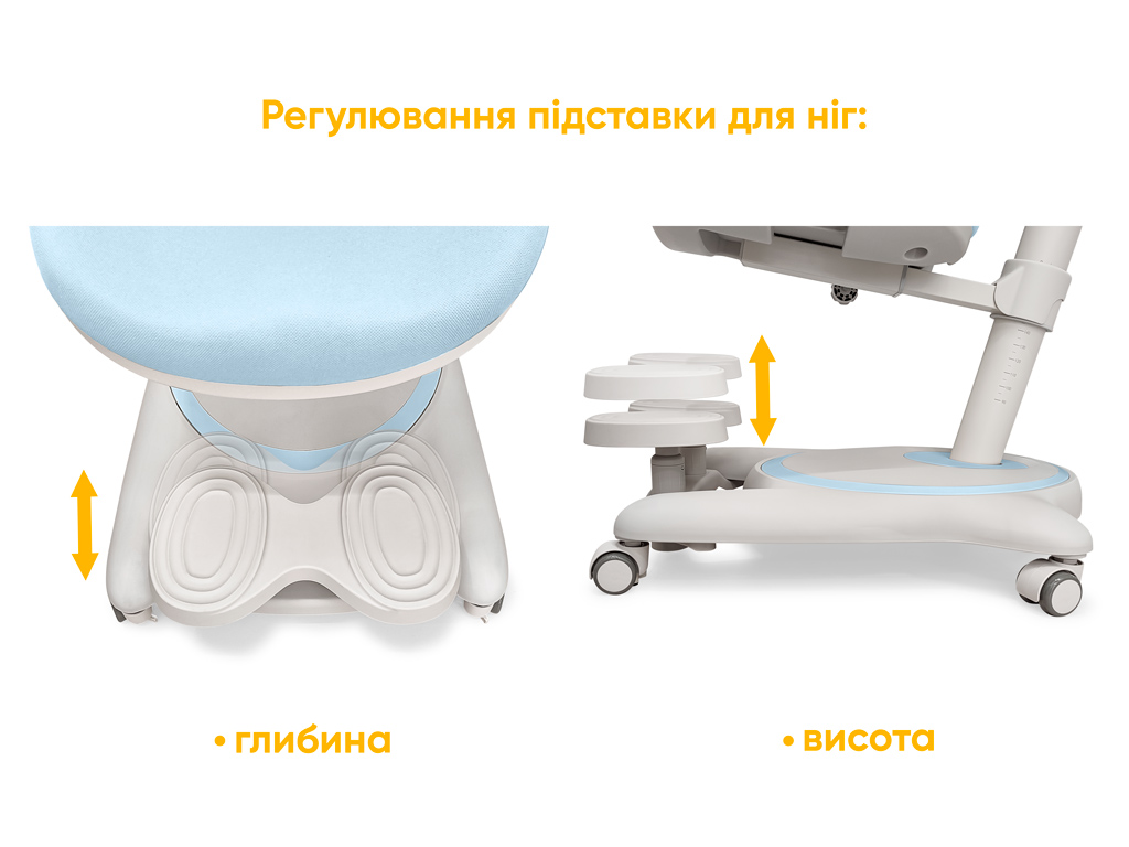 Дитяче крісло Mealux Ortoback Plus Blue (арт.Y-508 KBL Plus)