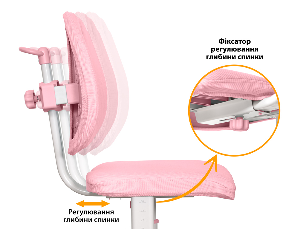 Комплект Evo-kids (стіл+стілець) Evo-06 Ergo Pink (арт. Evo-06 Ergo PN)