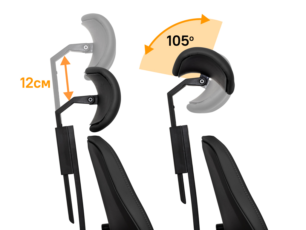Крісло Mealux Tempo Duo Black (арт.Y-551 KB Duo)