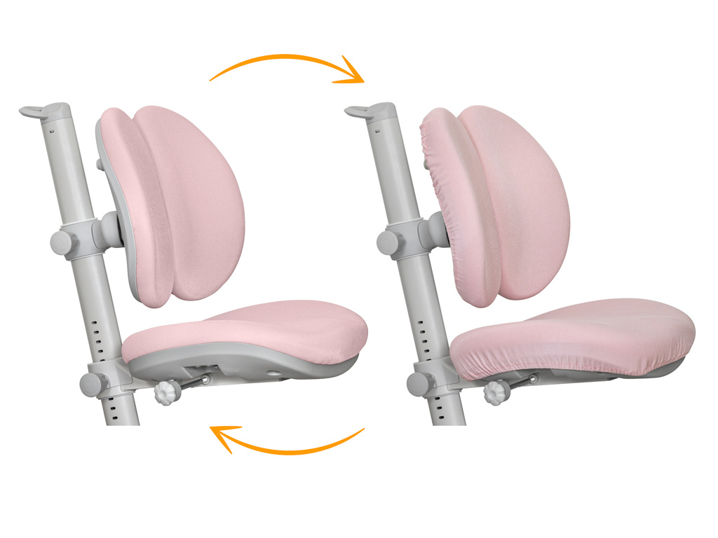 Дитяче крісло Mealux Ortoback Duo Pink (арт.Y-510 KP)