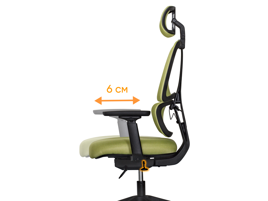 Крісло Mealux Leo Air Plus Green (арт.Y-546 KZ)