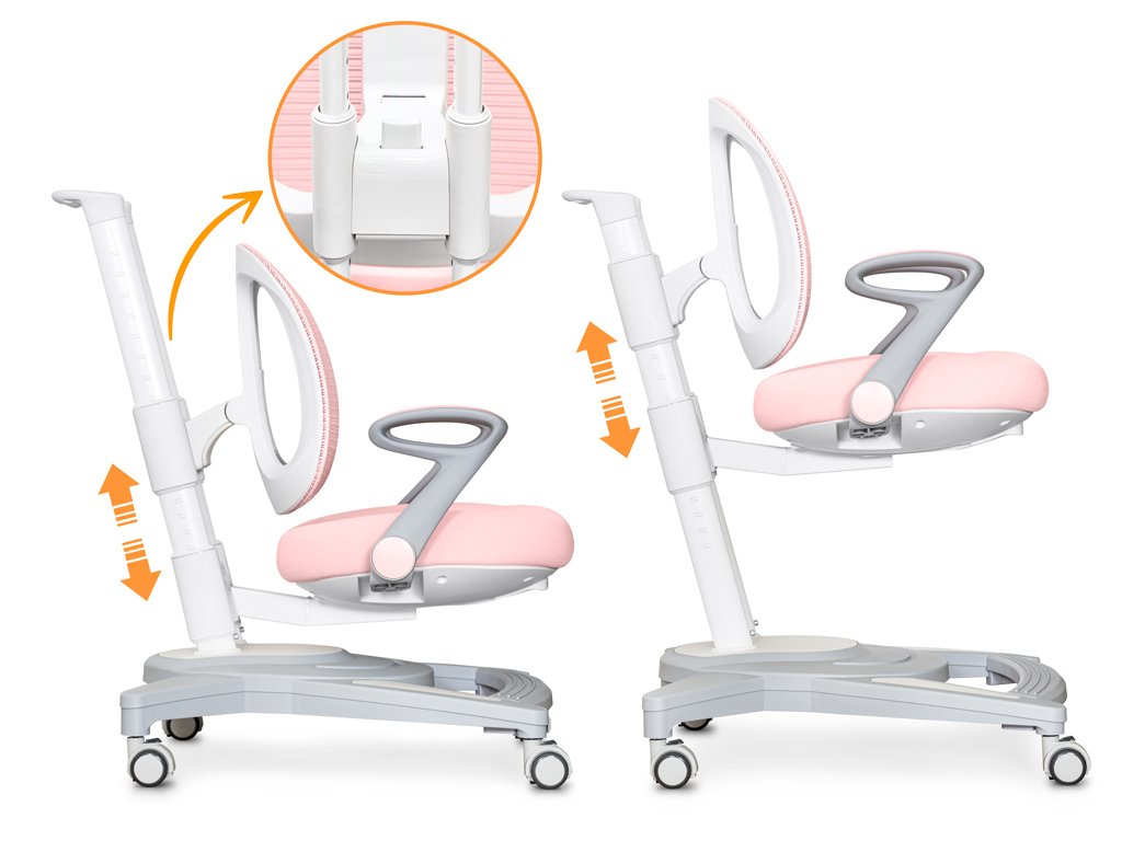 Дитяче крісло Mealux Trident Pink (арт.Y-617 KP)