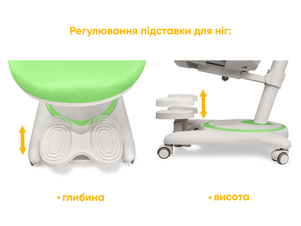 Дитяче крісло Mealux Ortoback Plus Green (арт.Y-508 KZ Plus)