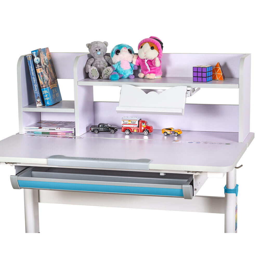 Комплект меблів Evo-kids (стіл+стілець+полиця) BD-21 BL