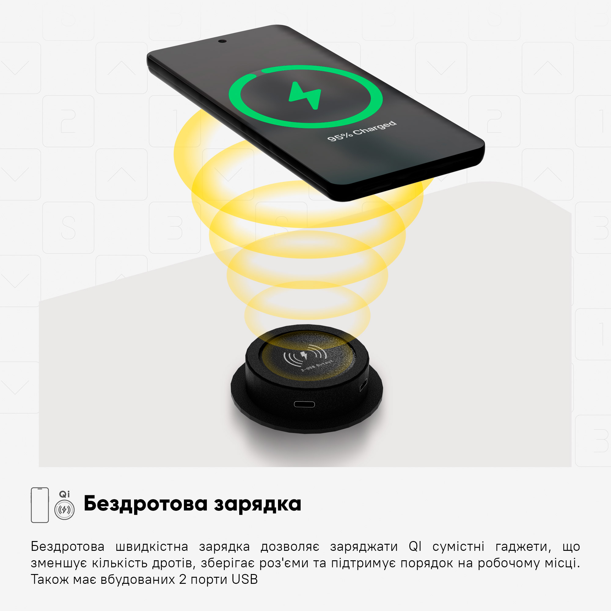 Стіл Mealux PowerDesk Energy White з електрорегулюванням висоти (арт. EVO-201 Energy W|/W)