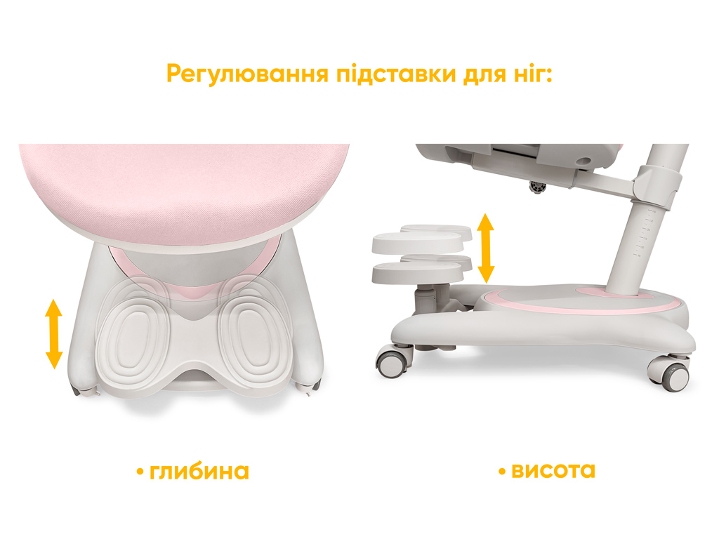 Дитяче крісло Mealux Ortoback Plus Pink (арт.Y-508 KP Plus)