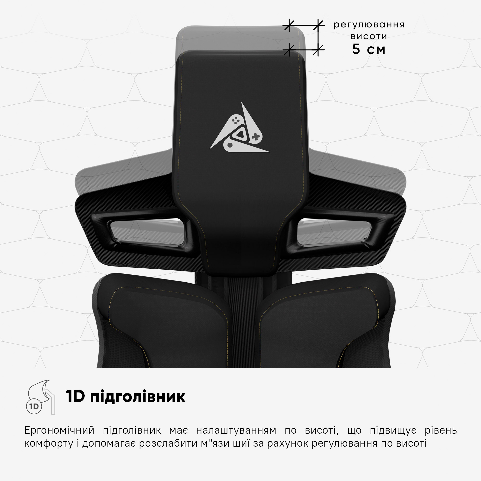Геймерське крісло Cyberlux V8 Fabric Black (арт. GM-V8 FB)