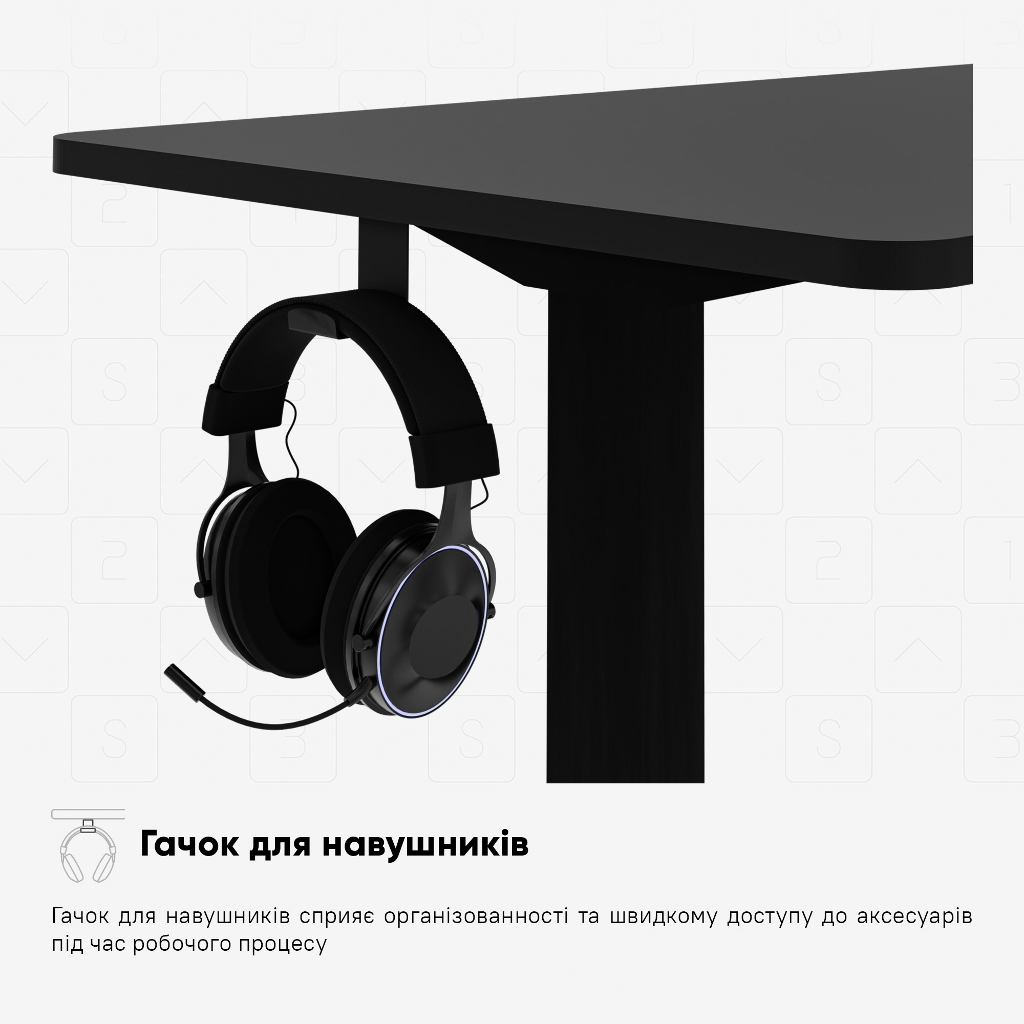 Стіл Mealux PowerDesk Lite Black з електрорегулюванням висоти (арт. EVO-201 Lite B/B)