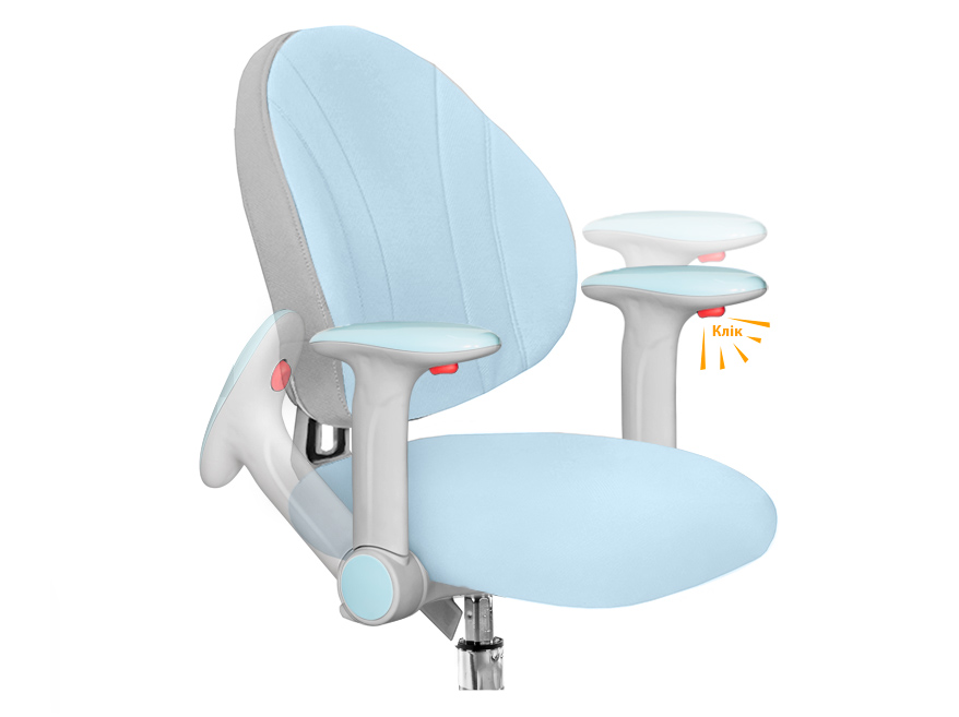 Дитяче крісло Mealux Ortoback Plus Blue (арт.Y-508 KBL Plus)