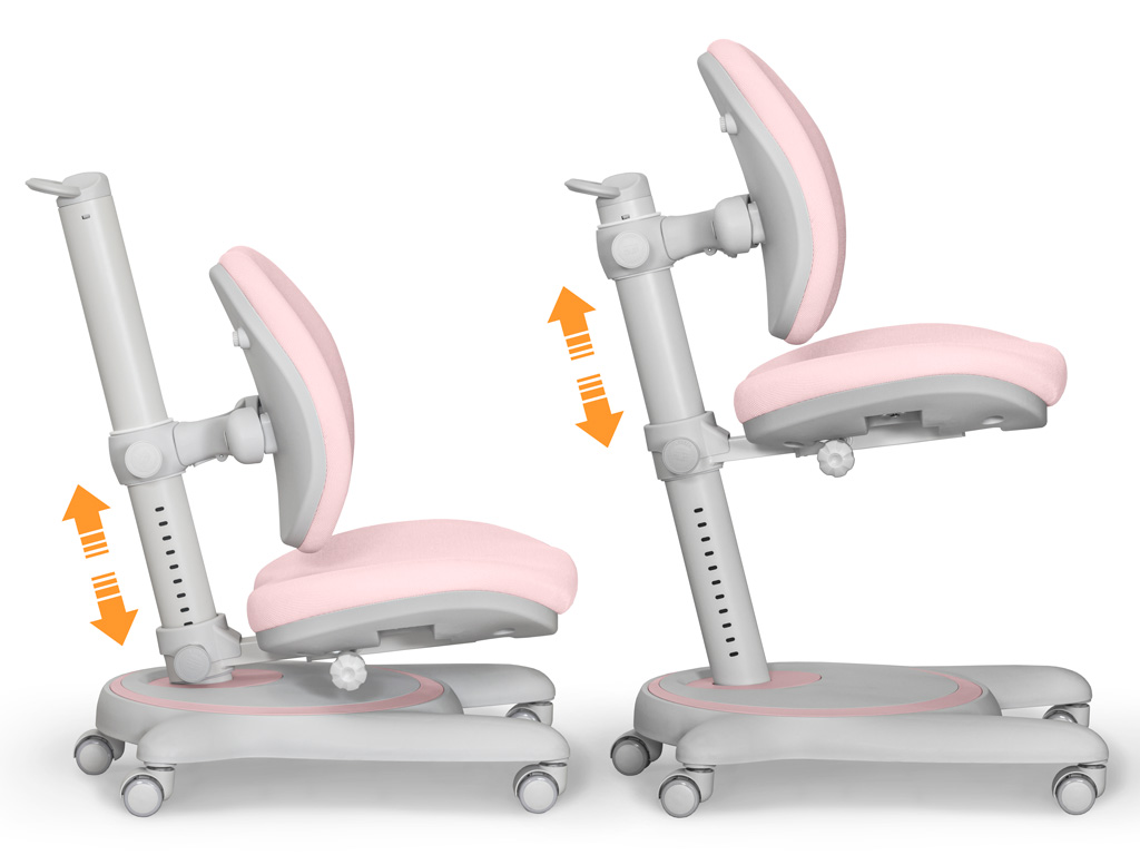 Дитяче крісло Mealux Ortoback Duo Base Pink (арт.Y-510 KP Base)